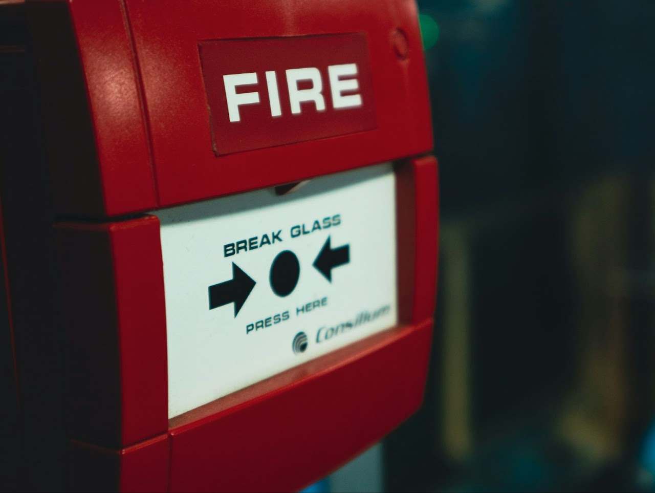 Pulsador manual de incendio